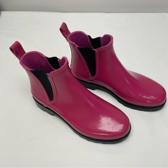 Polo Sport Ralph Lauren Pink Rain Boots Women’s Size 7 - Picture 3 of 8